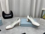 Prada Patent Pumps White For Women 3.5in/90mm PRD