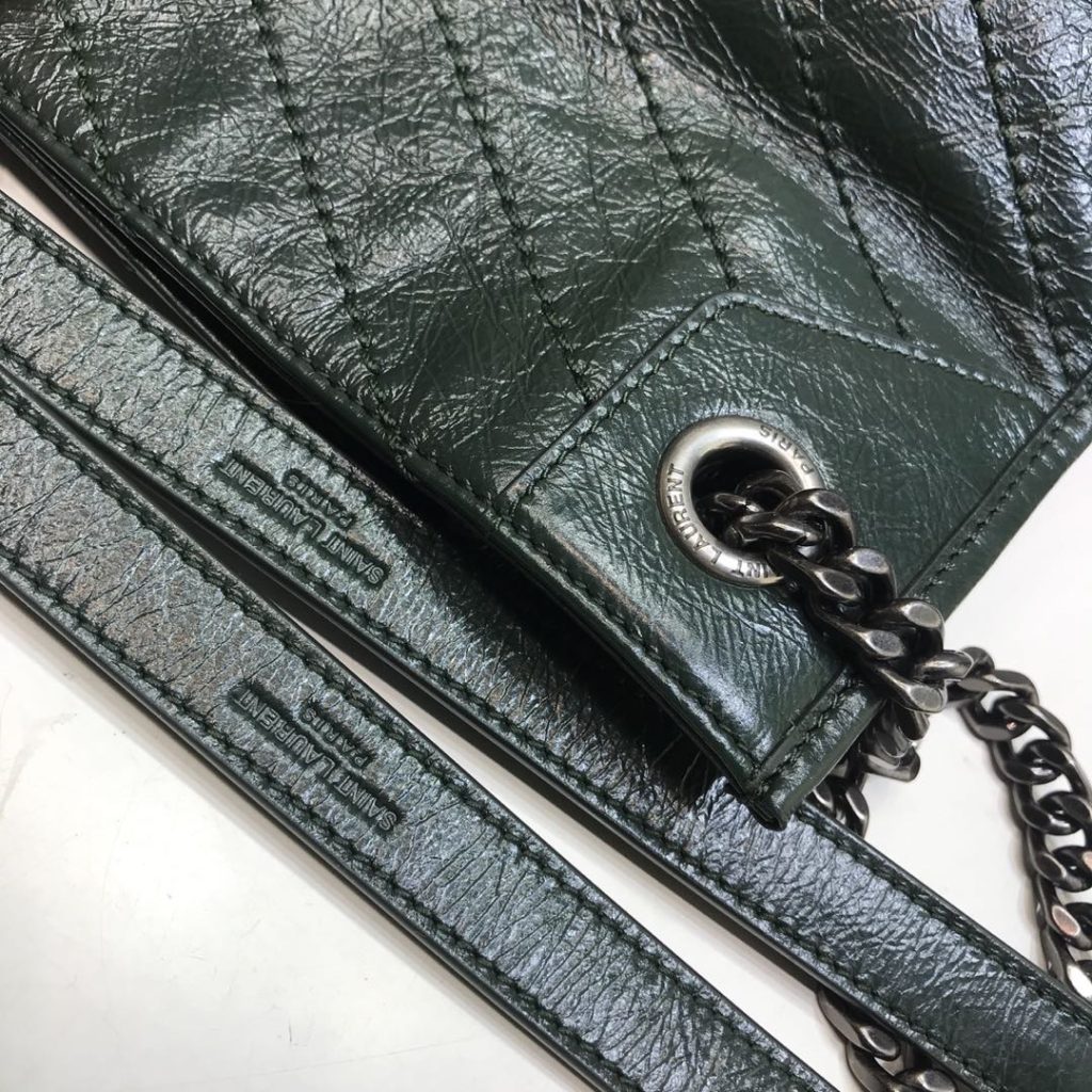 Saint Laurent Niki Medium Shopping Bag Green For Women 12.6in/32cm YSL