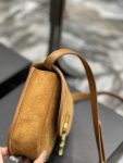 Saint Laurent Kaia Small Bag Brown For Women, Women’s Bags 7in/18cm YSL