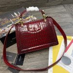 Dolce & Gabbana Print DG Girls Bag Burgundy For Women 10.6in/27cm DG