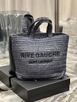 Saint Laurent Rive Gauche Supple Tote Bag Grey For Women, Women’s Bags 15in/38cm YSL