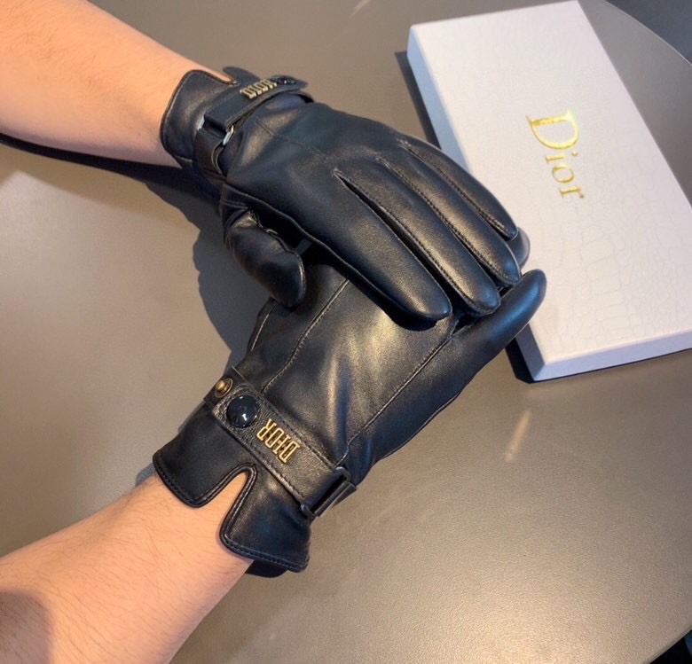 Dior Gloves In Black