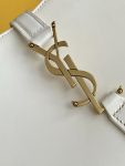 Saint Laurent LE 5 À 7 Hobo Bag White Material For Women 9in/23cm YSL 6572282R20W9207