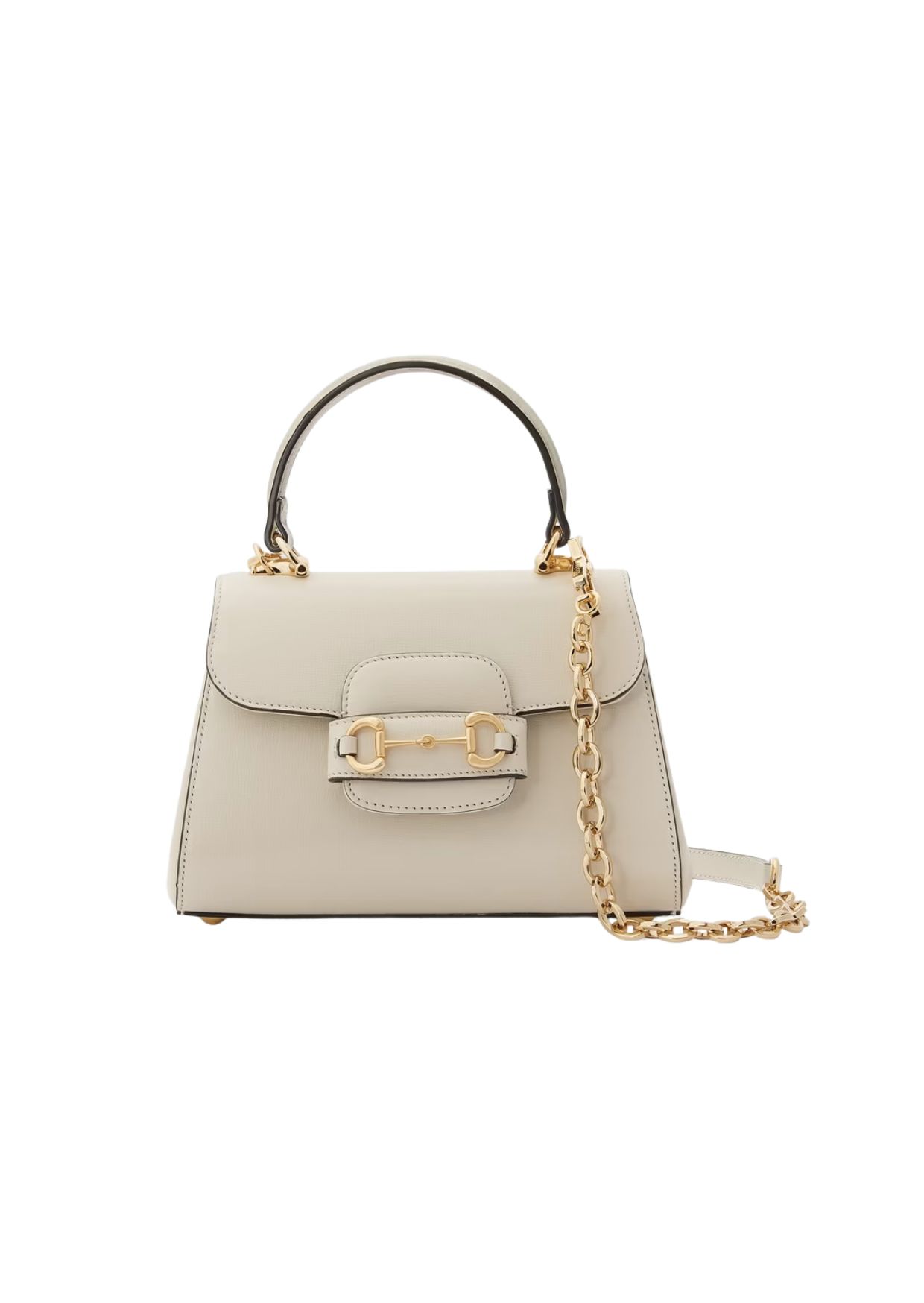 Gucci Ophidia Gucci Horsebit 1955 Mini Bag White For Women, Women’s Bags 8.6in/22cm GG