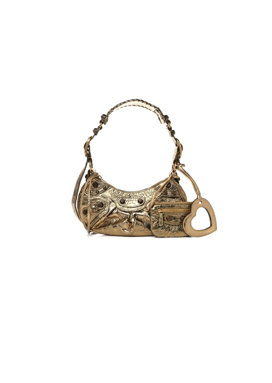 Balenciaga Le Cagole XS Shoulder Bag In Gold, For Women, Women’s Bags 13in/33cm