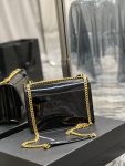 Saint Laurent Sunset Medium Chain Bag For Women 8.6in/22cm Black YSL