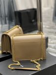 Saint Laurent Sunset Medium Chain Bag For Women 8.6in/22cm Dark Beige YSL 442906D420W2721