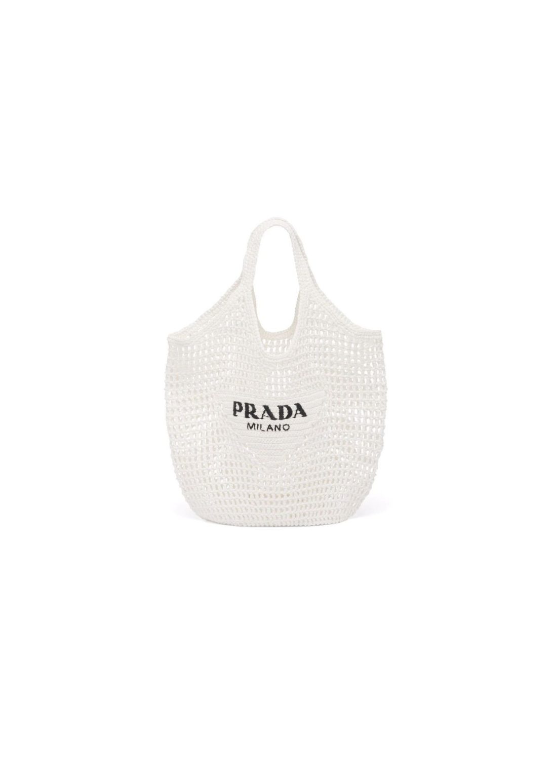 Prada Raffia Tote Bag White For Women, Women’s Bags 20in/51cm 1BG424_2A2T_F0009_V_OOO