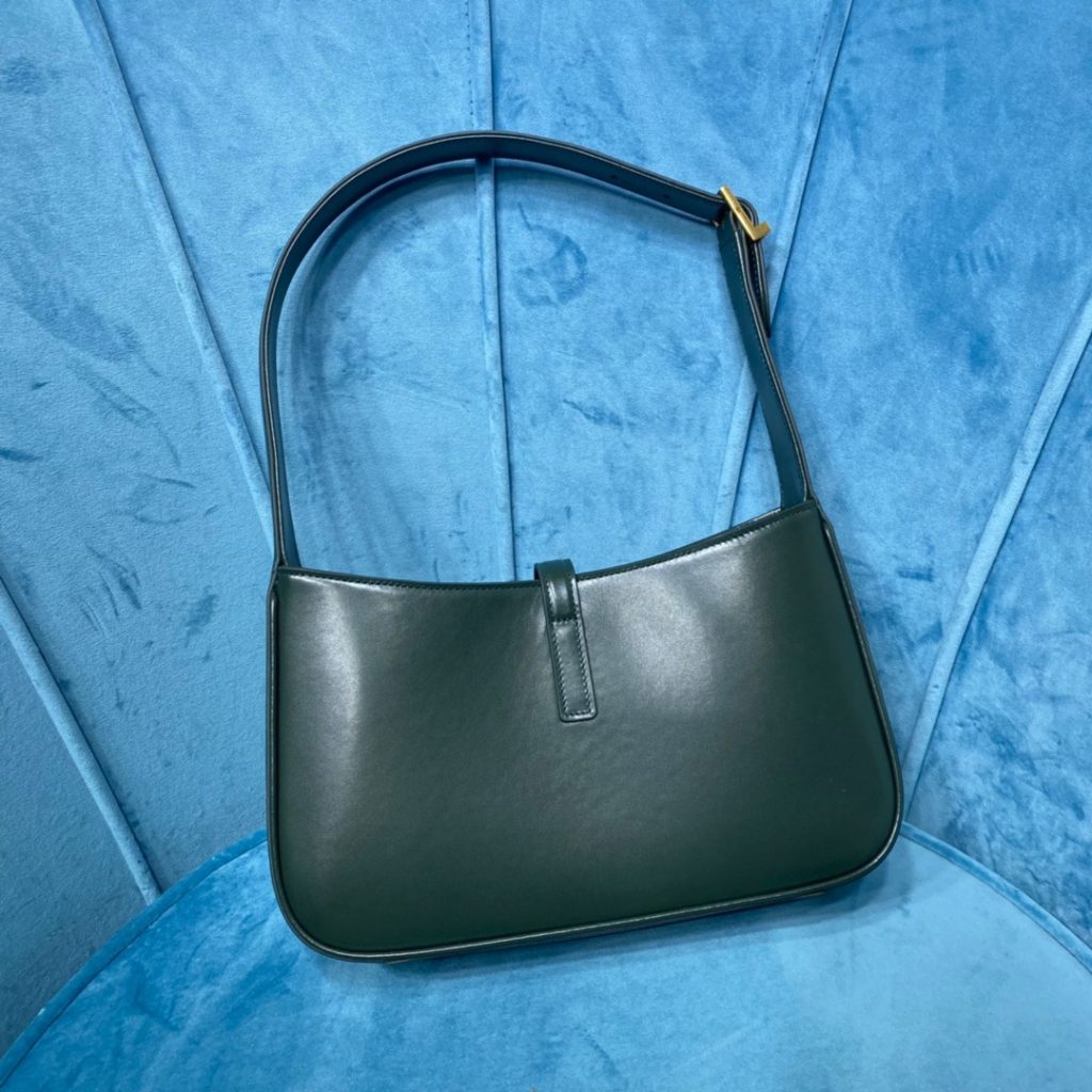 Saint Laurent Le 5 À 7 Hobo Bag In Smooth Dark Green For Women 9in/23cm YSL 6572282R20W3045