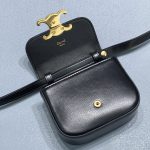 Celine Teen Triomphe Bag Black For Women 4in/11cm 188423BF4.38NO