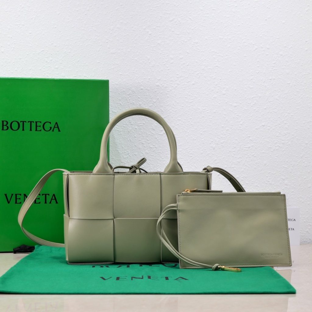 Bottega Veneta Mini Arco Tote Bag Green, For Women, Women’s Bags 9.8in/25cm