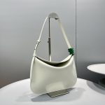 Bottega Veneta Flap Bag White, For Women, Women’s Bags 12.4in/31.5cm