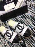 Chanel Mule Espadrille Slides White/Black For Women, Women’s Shoes