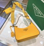 Prada Re-Edition 2005 Re-Nylon Mini Bag Yellow For Women, Women’s Bags 8.6in/22cm