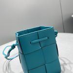 Bottega Veneta Mini Cassette Bucket Bag Blue, For Women, Women’s Bags 5.5in/14cm