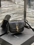 Saint Laurent Kaia Small Satchel Black For Women, Women’s Bags 7in/18cm YSL‎ 619740DND0W1000