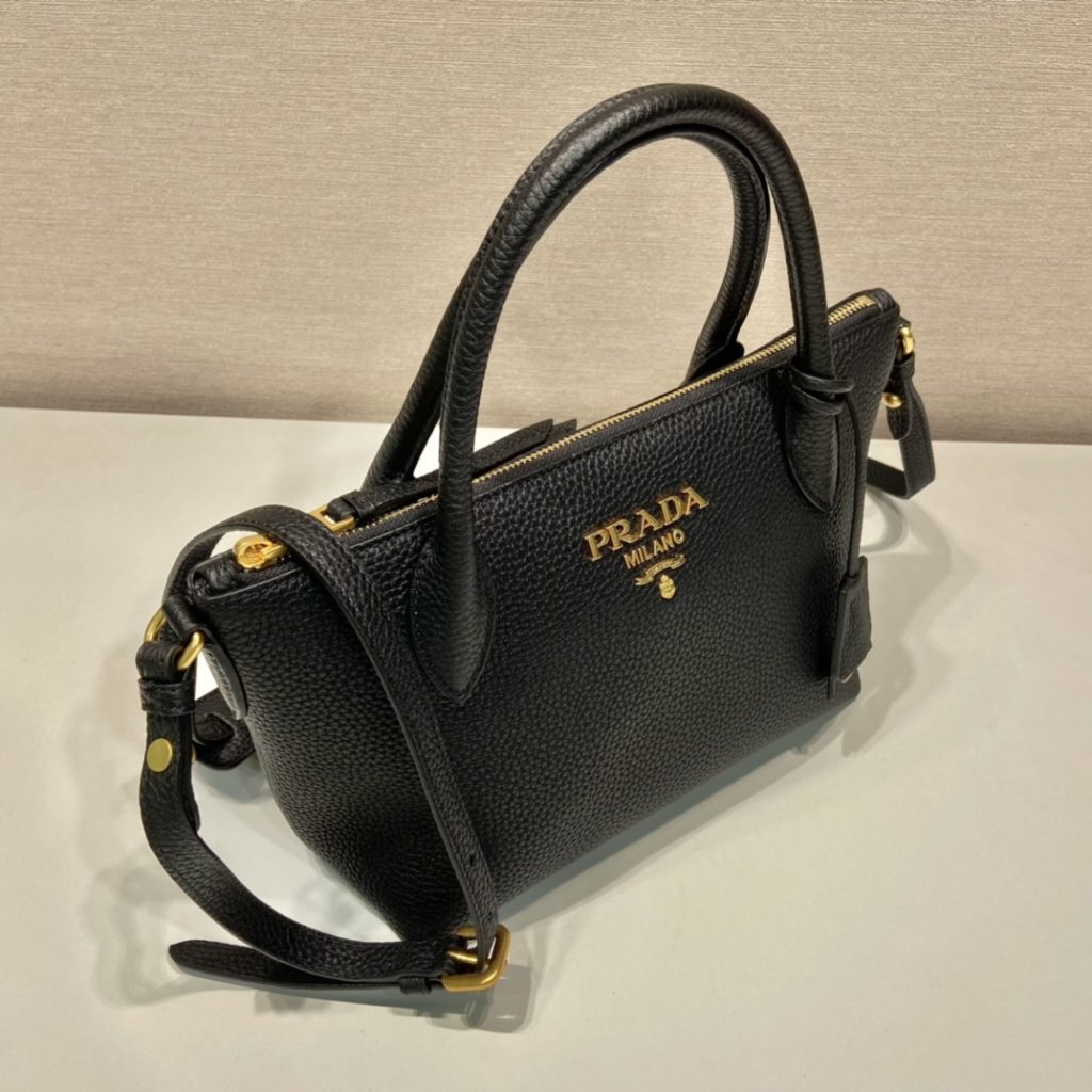 Prada Saffiano Mini Bag Black For Women, Women’s Bags 9.4in/24cm