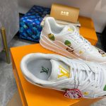 Louis Vuitton LV Trainer Sneaker White By Virgil Abloh For Women LV 1A9JC5