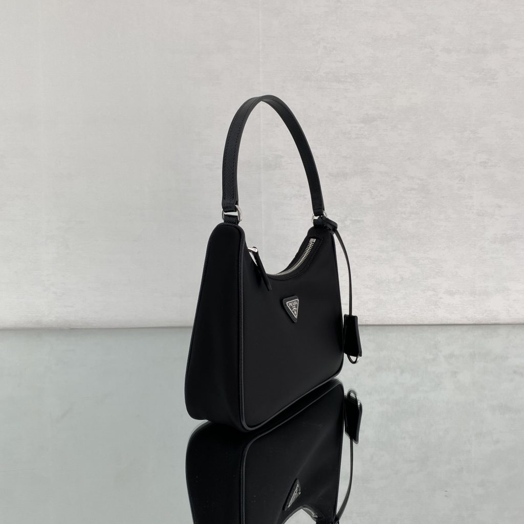 Prada Re-Edition 2005 Re-Nylon Mini Bag Black For Women, Women’s Bags 8.6in/22cm