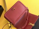 Saint Laurent Solferino Medium Satchel Bag In Box Red With Gold Hardware For Women 9in/23cm YSL 6343050SX0W6805