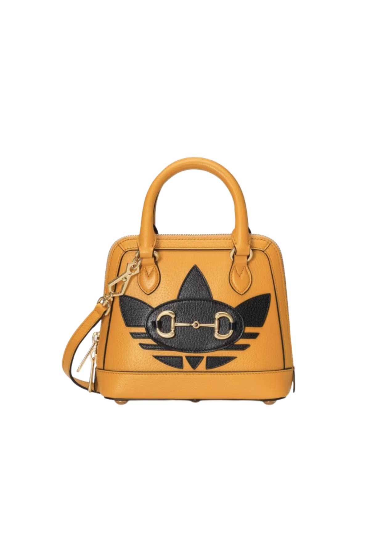 Gucci x Adidas Horsebit 1955 Mini Bag Yellow For Women, Women’s Bags 7.9in/20cm GG‎