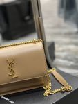 Saint Laurent Sunset Medium Chain Bag For Women 8.6in/22cm Dark Beige YSL 442906D420W2721