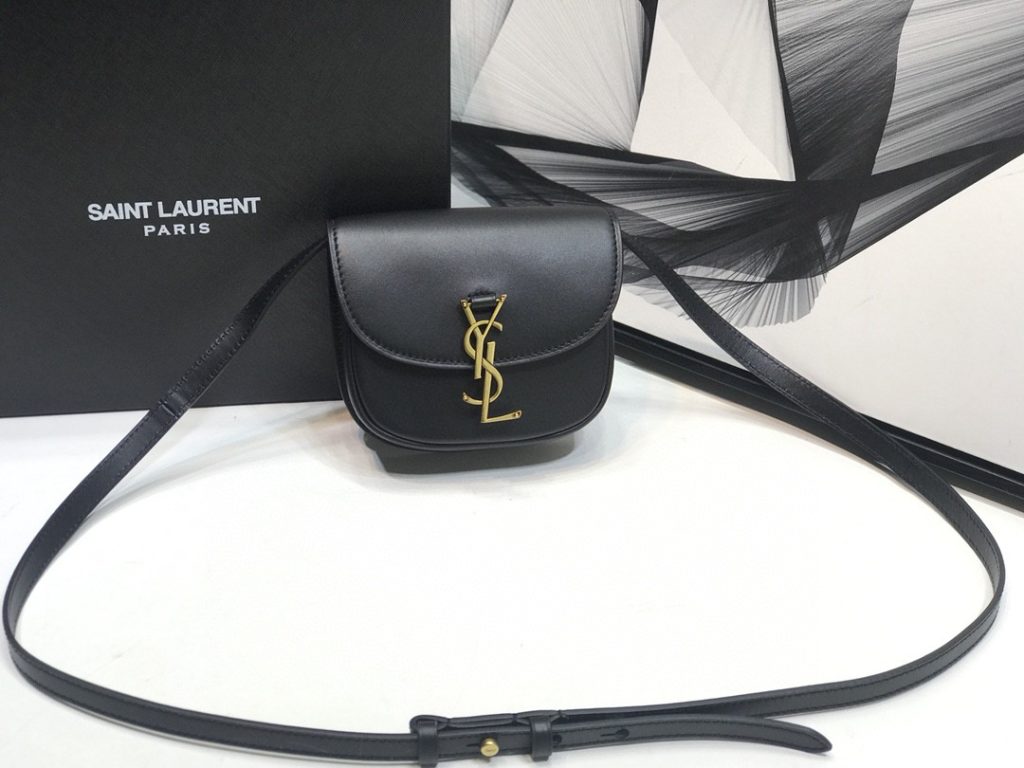 Saint Laurent Kaia Small Satchel Black For Women 7.2in/18.5cm YSL 619740BWR0W1000