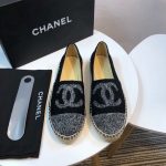 Chanel Espadrille Black/Grey For Women, Women’s Shoes G29762