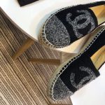 Chanel Espadrille Black/Grey For Women, Women’s Shoes G29762