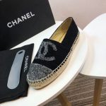 Chanel Espadrille Black/Grey For Women, Women’s Shoes G29762