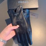 Prada Nappa Gloves In Black