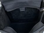 Celine Nano Luggage Bag In Drummed Black For Women 8in/20cm 189243DRU.38NO