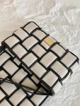 Bottega Veneta Padded Cassette Beige And Black, For Women, Women’s Bags 10.2in/26cm 710210V2AJ19811