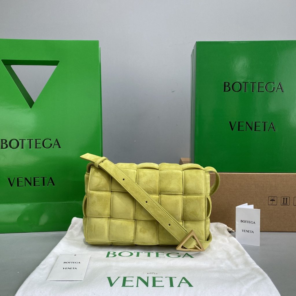 Bottega Veneta Padded Cassette Yellow, For Women, Women’s Bags 10.2in/26cm