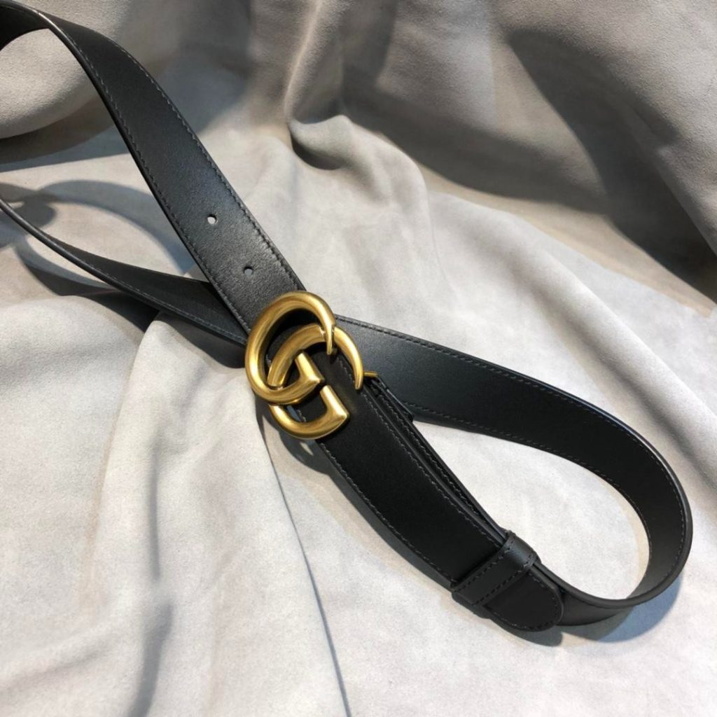 Gucci Belt With Double G Buckle Black 85 EUR