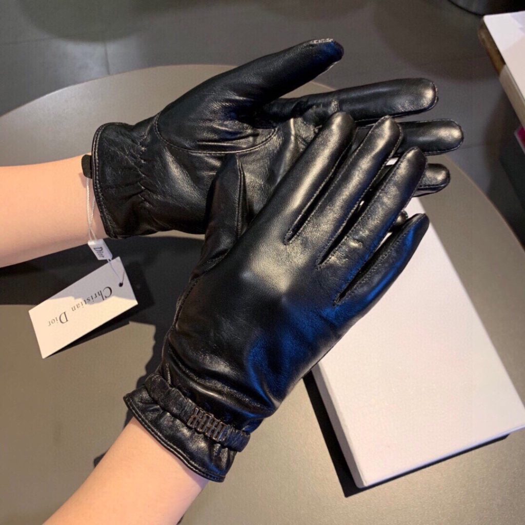 Dior Gloves In Black