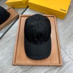 Fendi Baseball Cap Black Fendi Cap