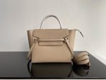 Celine Nano Mini Belt Bag In Grained Material Light Taupe For Women 11in/28cm