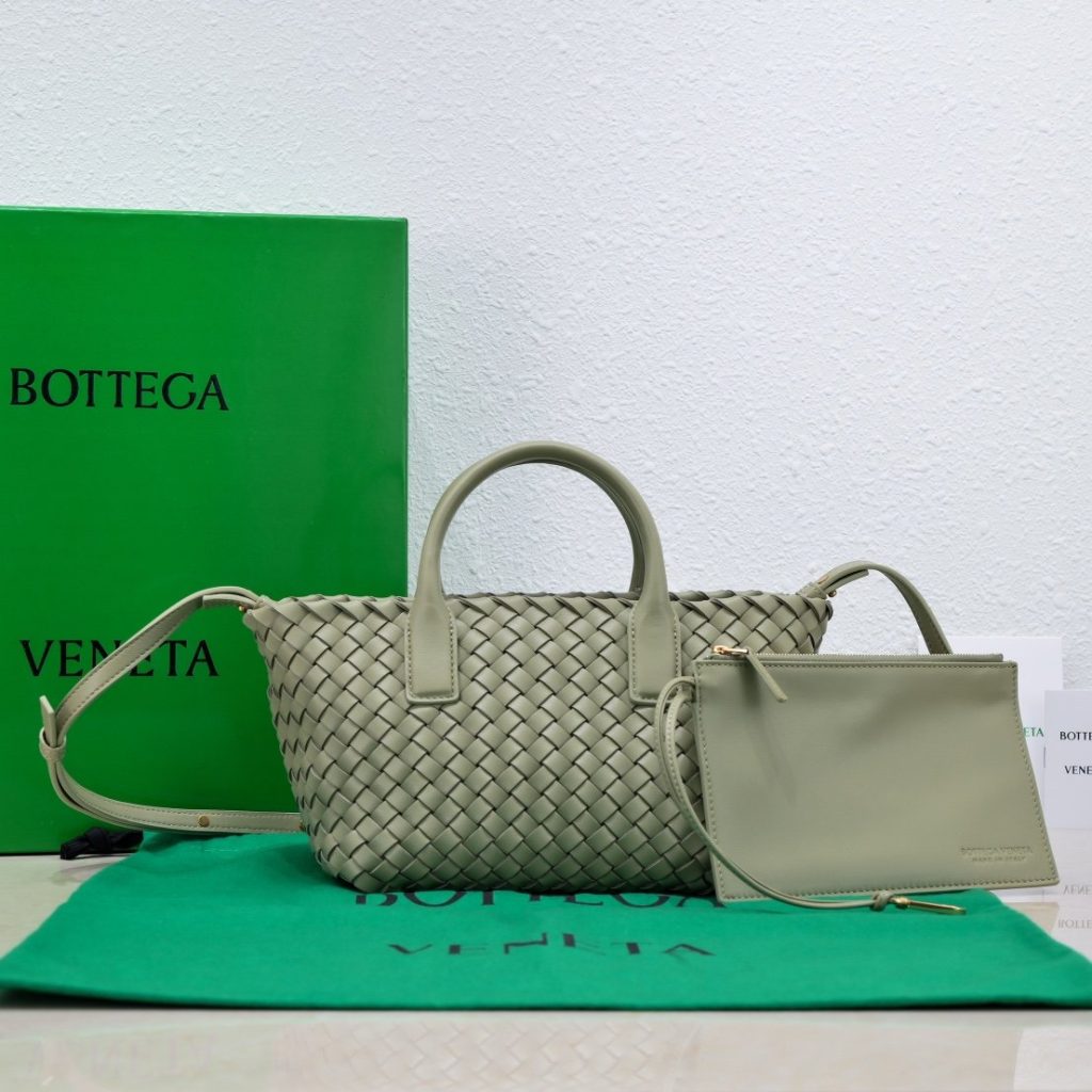 Bottega Veneta Mini Cabat Green , For Women, Women’s Bags 7.9in/20cm