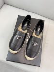 Prada Nappa Espadrillas Black For Women 0.8in/20mm PRD