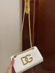 Dolce & Gabbana Polished 3.5 Phone Bag White For Women 7.3in/19cm DG