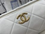 Chanel Bowling Mini White Bag For Women 11cm/4.3in