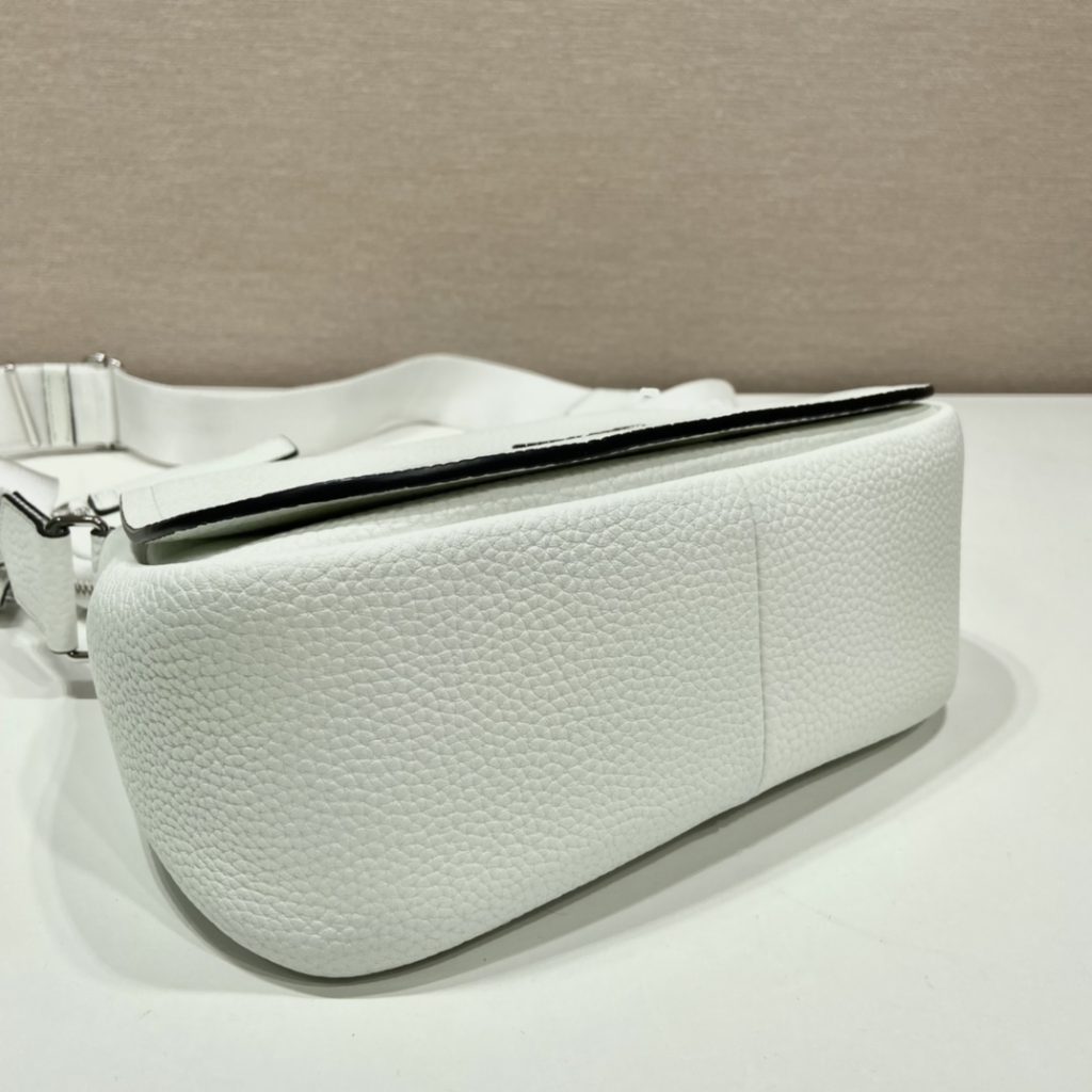 Prada Shoulder Bag White For Women, Women’s Bags 8.6in/22cm