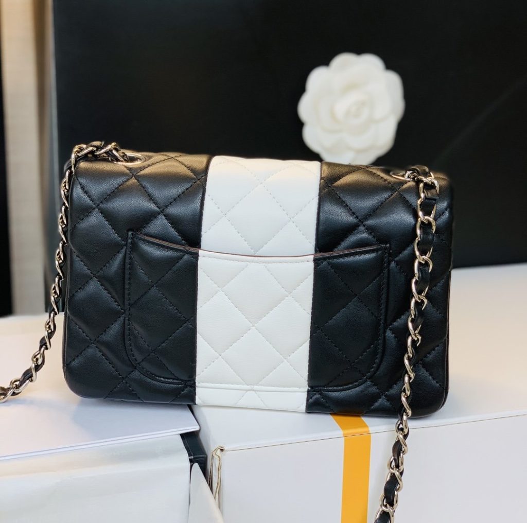 Chanel Mini Flap Bag Black For Women 7.8in/20cm