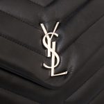 Saint Laurent Loulou Small Chain Bag In Matelassé “Y” Black For Women 9.8in/23cm YSL 494699DV7261000