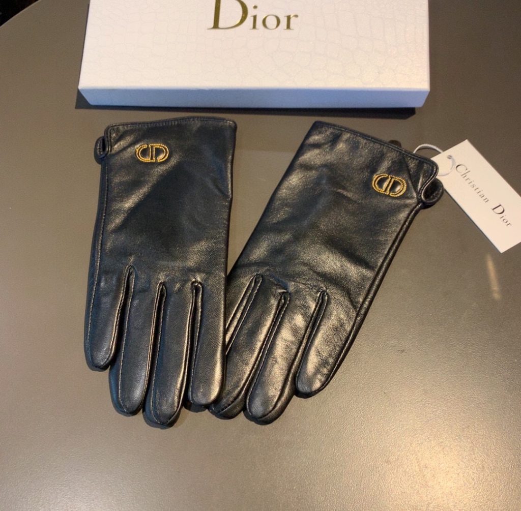 Dior Gloves In Black