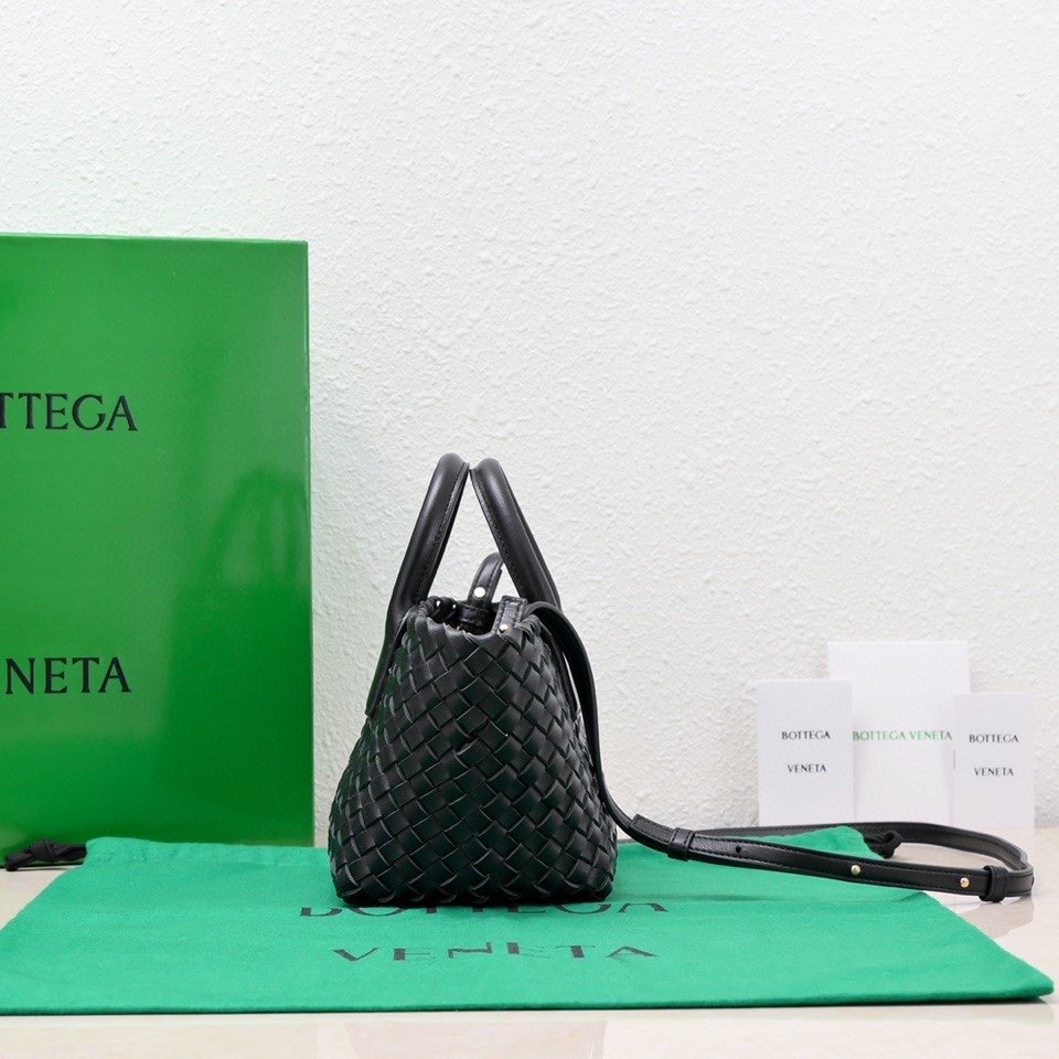 Bottega Veneta Mini Cabat Black, For Women, Women’s Bags 7.9in/20cm 709464V1OW18425