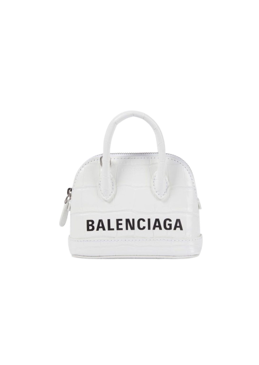 Balenciaga Ville Mini Handbag In White, For Women, Women’s Bags 7in/18cm