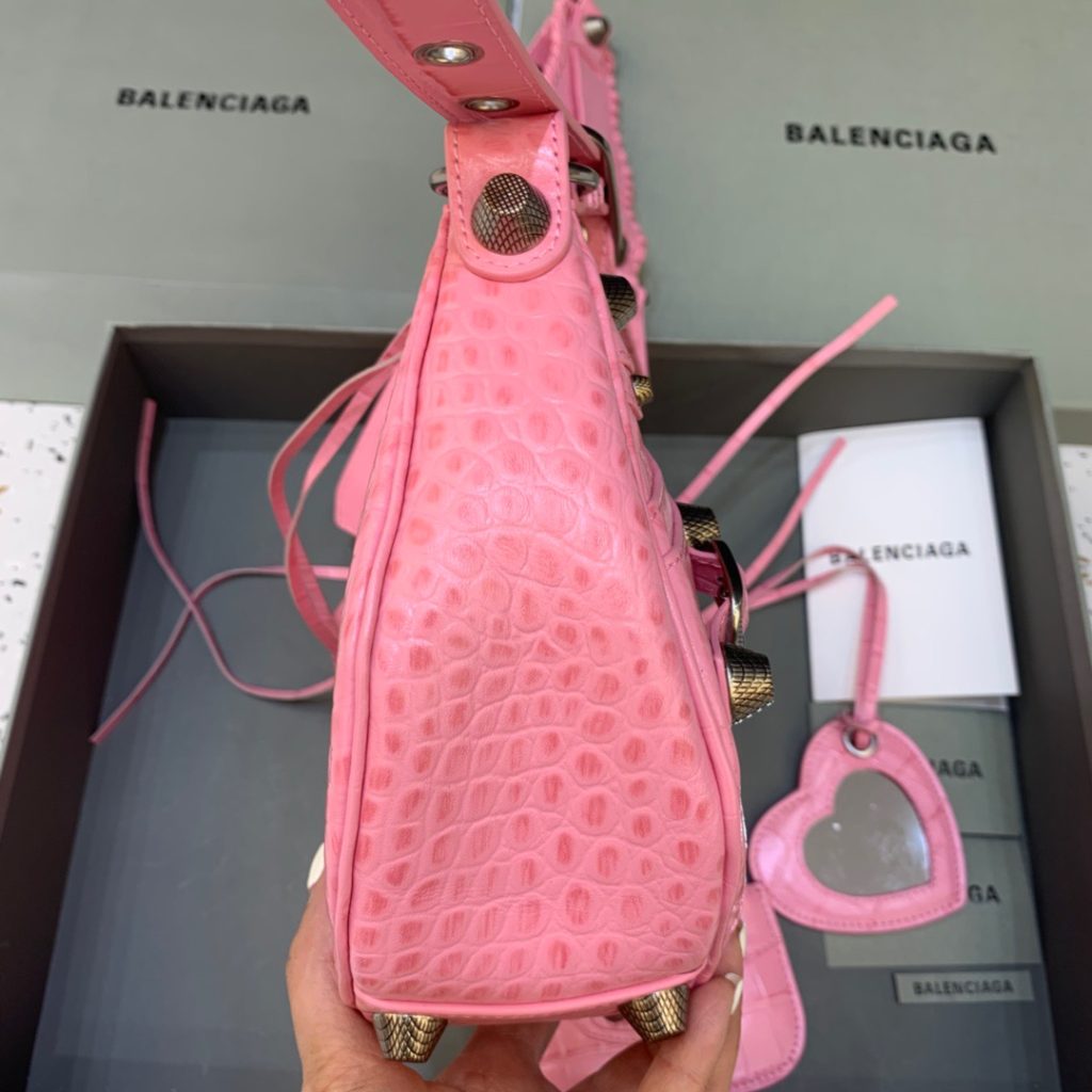 Balenciaga Le Cagole XS Shoulder Bag In Pink, For Women, Women’s Bags 13in/33cm 67130723EBY5812