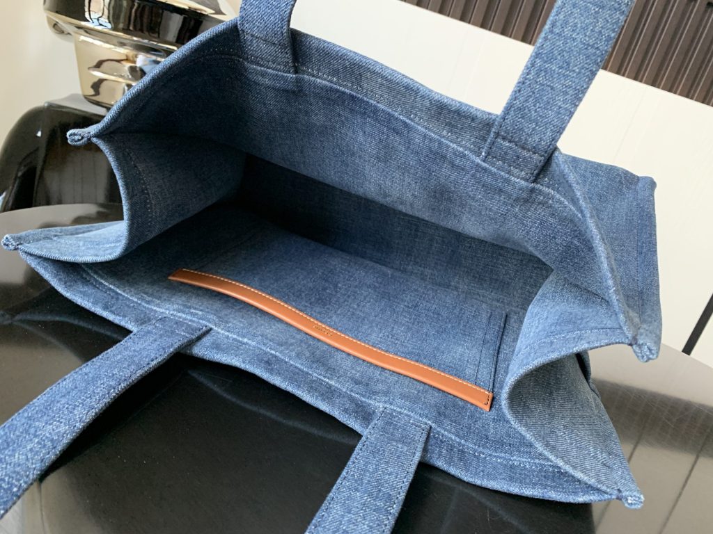 Celine Medium Denim Tote For Women 16in/41cm